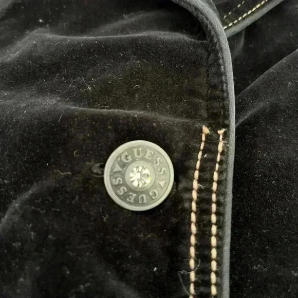 Guess Black Velvet Jacket - Picture 16 of 16